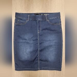 Women's One 5 One Love My Fit Denim Skirt Bombshell Fit Sz L
